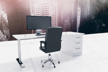 Poster - Composite image of office furniture