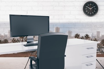 Poster - Composite image of office furniture