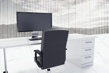 Poster - Composite image of office furniture