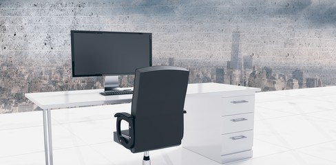 Poster - Composite image of office furniture