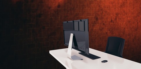 Poster - Composite image of office furniture