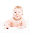 © Acronym - Portrait of a cute smiling infant baby
