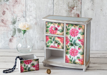 Wall Mural - Decoupage Armoire