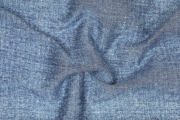 Poster - wavy on jeans texture for pattern and background