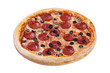 © popovich22 - Pizza with cheese, salami, mushrooms, olives and tomato sauce