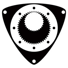 Car Service - Rotary Engine Repair Icon