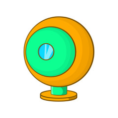 Poster - Webcam icon in cartoon style isolated on white background. Video symbol