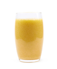 Wall Mural - Glass filled with smoothie isolated