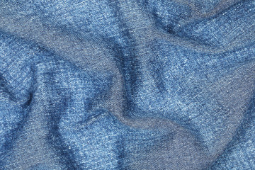 Poster - wavy on jeans texture for pattern and background
