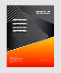Vector design for Cover Report Annual Brochure Flyer Poster
