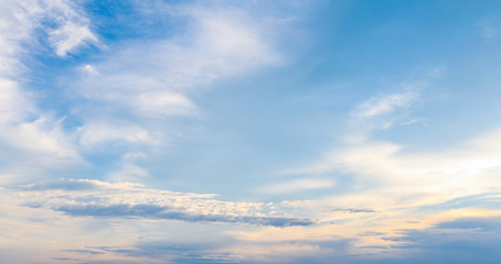 blue sky with cloud