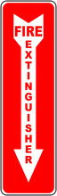 Sign Of The Fire Extinguisher In Vector, Isolated Over White