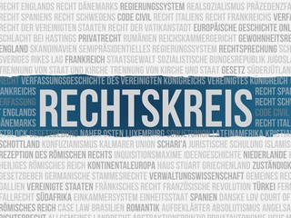 Canvas Print - Rechtskreis