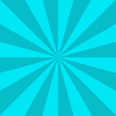 Wall Mural - retro blue ray background in vintage style