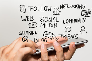 Fototapete - social