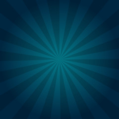 Wall Mural - retro turquoise ray background in vintage style