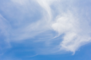 Blue sky background with clouds