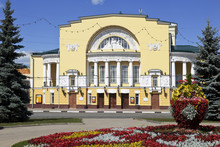 The Theatre Of A Name Of Volkova In Yaroslavl L, Golden Ring, Russia. Russian State Academic Drama Theatre Named After F. Volkov Is The Oldest Drama Theatre Of Russia, Founded In 1750