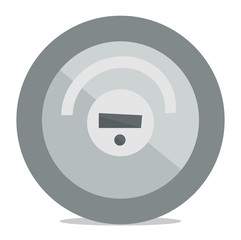 Sticker - Robotic vacuum cleaner vector illustration.