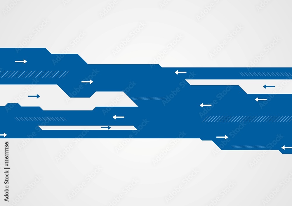 Blue tech minimal abstract background Stock Vector | Adobe Stock