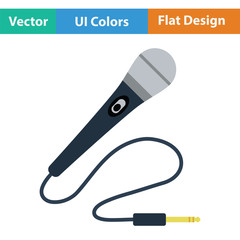 Wall Mural - Karaoke microphone  icon