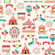 © ayelet_keshet - seamless pattern with vintage carnival elements