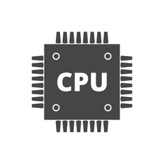 Poster - CPU Icon Vector