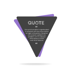 Fototapete - Quotation mark speech bubble. Empty quote blank citation template.