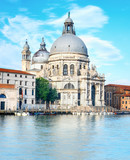 Fototapeta Londyn - Grand Canal and Basilica Santa Maria della Salute in Venice