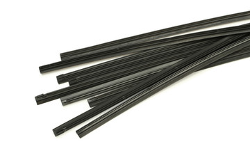 Wall Mural - wiper blade rubber refill isolated on white background