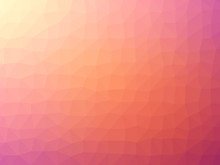 Orange Pink Gradient Polygon Shaped Background