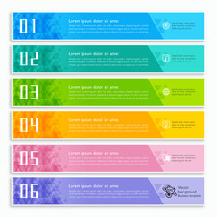 Wall Mural - infographics web banner & label design