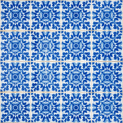 Naklejka na meble seemless pattern made of vintage tiles