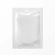 Realistic White Blank template Packaging Foil wet wipes Pouch Medicine. Food Packing Coffee, Salt, Sugar, Pepper, Spices, Sweets. Mock up for Your Design.