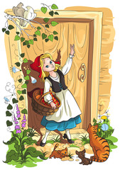 Wall Mural - Little Red Riding Hood