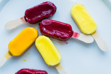 Canvas Print - fruit ice cream