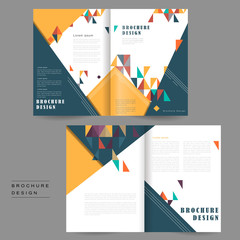 cheerful bi-fold brochure