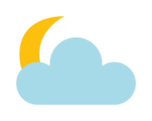 Cloud icon vector illustration season sign. Flat design style computing design network cloud icon. Sky white shape, nature sky server button cloud icon internet technology web symbol.