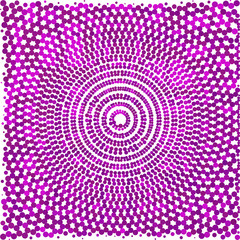 Poster - Purple dot circle on white beautiful background