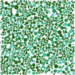 Aufkleber - Green cyan dot on white business background