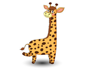  Cute Giraffe cartoon vector