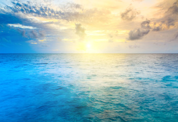 Poster - tropical beach in Maldives