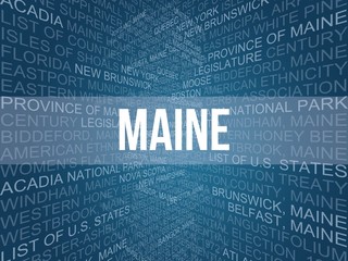 Sticker - maine