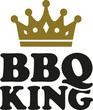 BBQ King with crown