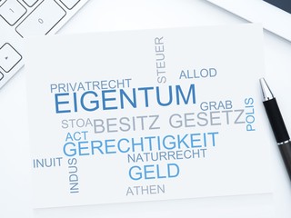 Poster - Eigentum