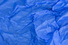 This Is A Photograph Of Blue Tissue Paper Background