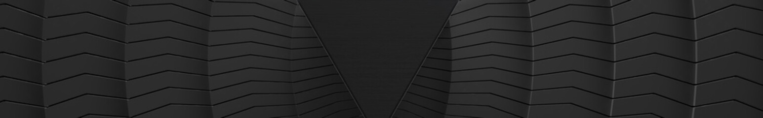 Dark Grey Metal Background (Website Head) - 3D Illustration