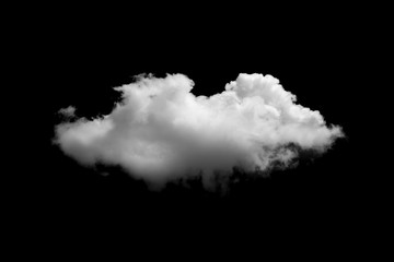 Wall Mural - clouds on black background