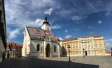 Fototapeta Miasto - The St. Mark's Church panorama