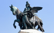 Koblenz  Deutsches Eck kaiser wilhelm statue